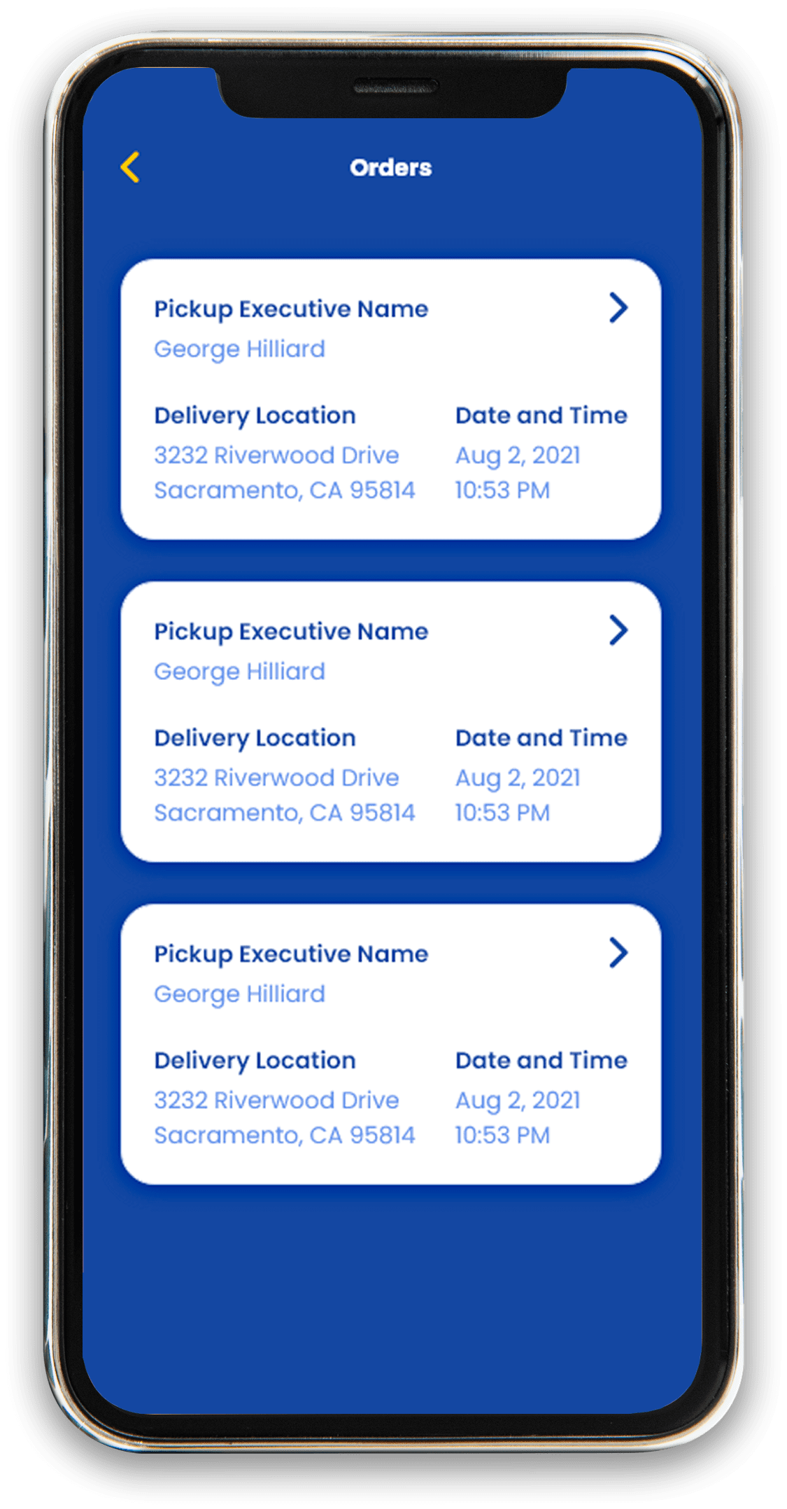 courier-booking-mobile-app-layout