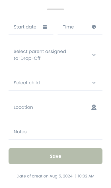 Drop-off Request