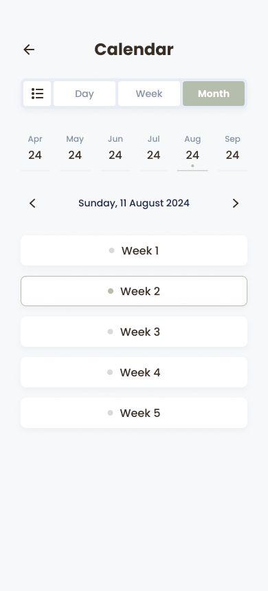 Month Calendar