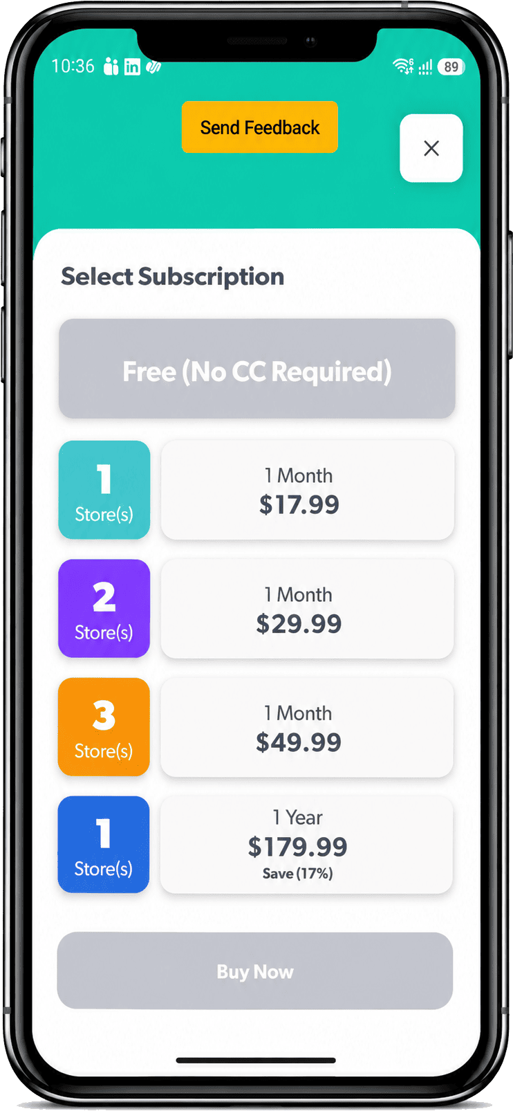 ZegoFit Mobile App – Welcome Screen