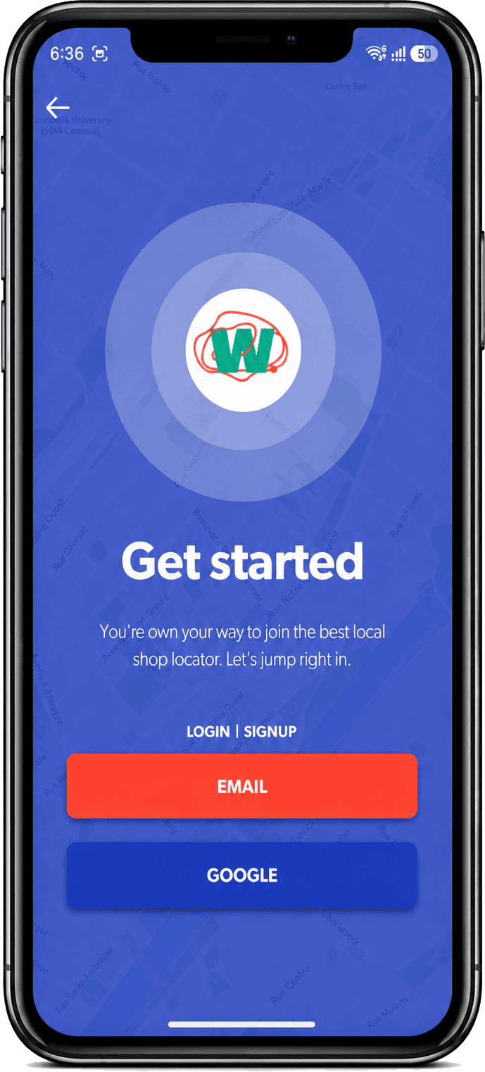 ZegoFit Mobile App – Welcome Screen