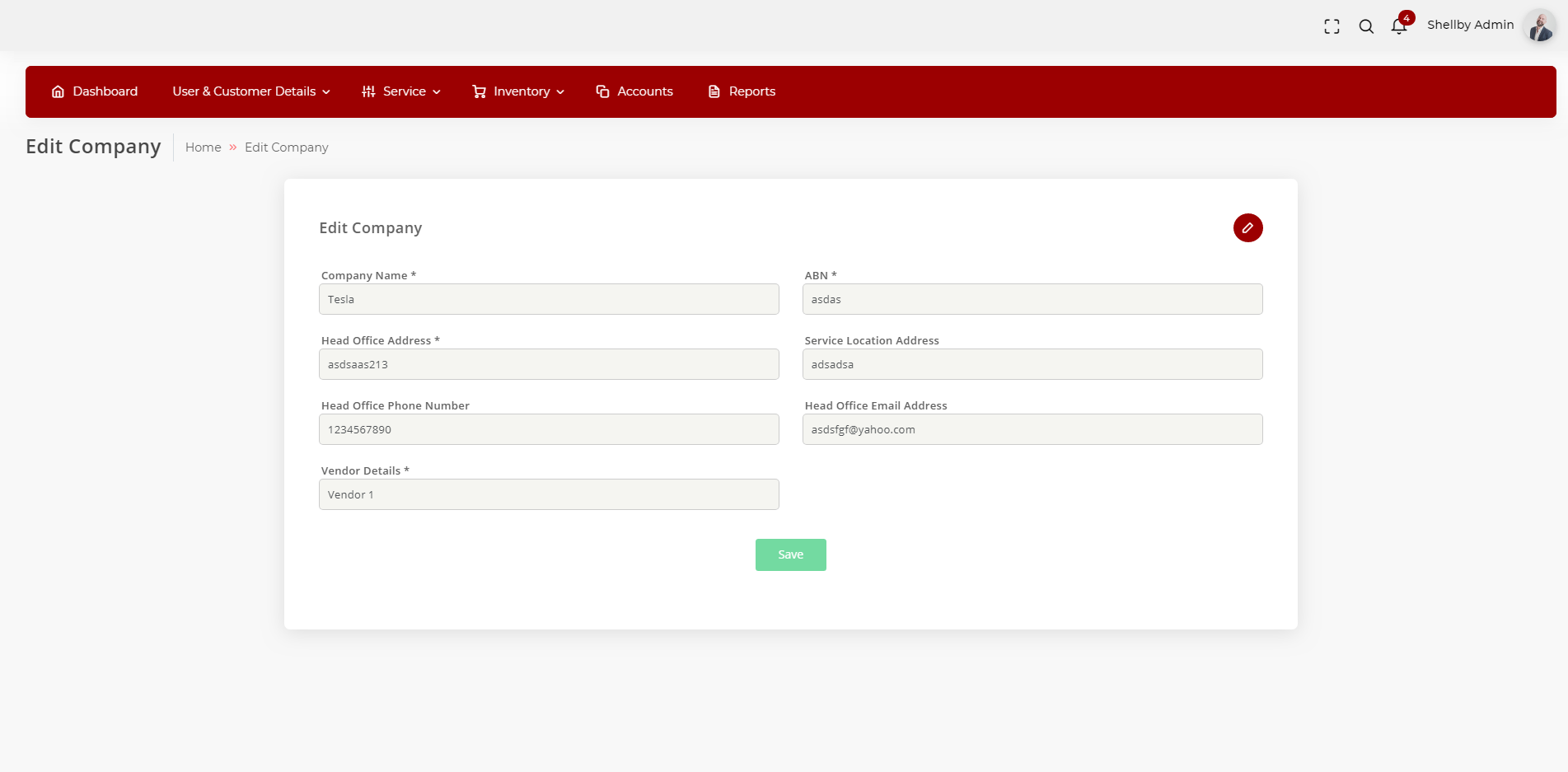 Scheduling Interface