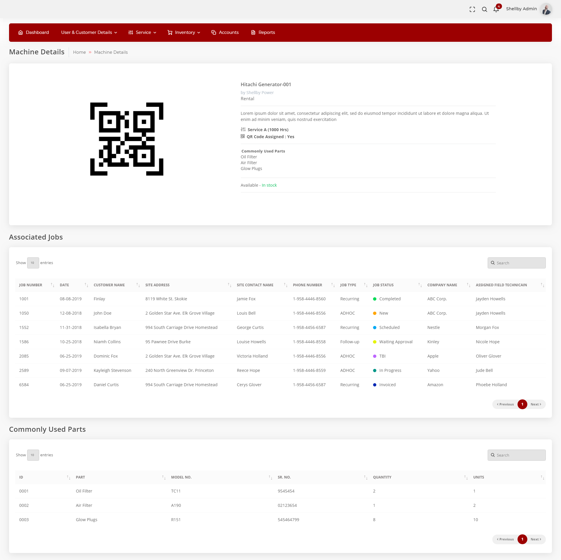 QR Asset Tracking